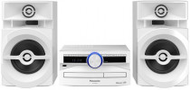 Музыкальный центр PANASONIC белый 300Вт/CD/CDRW/FM/USB/BT (SC-UX100EE-W)