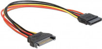 Кабель CABLEXPERT Удлинитель кабеля питания SATA 15pin(M)15pin(F), 50см (CC-SATAMF-02)