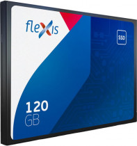 SSD накопитель FLEXIS 120 Гб, SATA-III, чтение: 550 Мб/сек, запись: 500 Мб/сек, TLC, внутренний SSD, 2.5