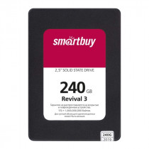 SSD накопитель SMARTBUY 240 Гб, SATA-III, TLC, внутренний SSD, 2.5