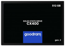 SSD накопитель GOODRAM 512 Гб, SATA-III, чтение: 550 Мб/сек, запись: 500 Мб/сек, TLC, внутренний SSD, 2.5