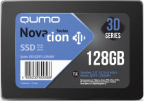 SSD накопитель QUMO 128 Гб, SATA-III, чтение: 560 Мб/сек, запись: 540 Мб/сек, TLC, внутренний SSD, 2.5