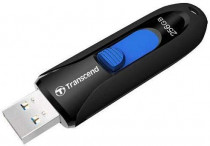 Флеш диск TRANSCEND 256 Гб, USB 3.0, выдвижной разъем, JetFlash 790 (TS256GJF790K)