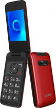 Мобильный телефон ALCATEL 3025X красный раскладной 1Sim 2.8
