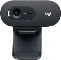 Веб камера LOGITECH 1280x720, USB 2.0, встроенный микрофон, фиксированный фокус, крепление на мониторе, WebCam C505e (960-001372)