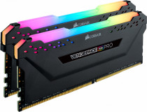 Комплект памяти CORSAIR 16 Гб, 2 модуля DDR4, 32000 Мб/с, CL18-22-22-42, 1.35 В, XMP профиль, радиатор, подсветка, 4000MHz, Vengeance RGB PRO, 2x8Gb KIT (CMW16GX4M2Z4000C18)