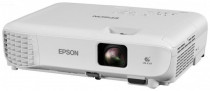 Проектор EPSON стационарный, LCD, 1024x768, яркость: 3300 люмен, контрастность 15000:1, HDMI, V11H971040 (EB-E01)