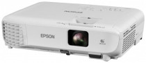 Проектор EPSON стационарный, LCD, 1280x800, яркость: 3700 люмен, контрастность 16000:1, HDMI, V11H973040 (EB-W06)