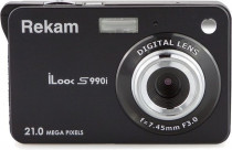Фотоаппарат REKAM компактный, iLook S990i, чёрный (1108005142)