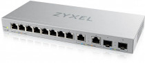 Коммутатор ZYXEL управляемый, уровень 2, 8 портов Ethernet 1 Гбит/с, 2 uplink/стек/SFP (до 2.5 Гбит/с), 2 порта SFP+ (до 10 Гбит/с) (XGS1210-12-ZZ0101F)