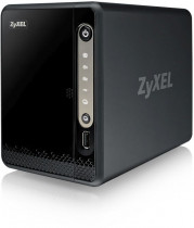 Сетевое хранилище (NAS) ZYXEL сетевой накопитель, настольный, мест под HDD: 2, оперативной памяти 512 МБ DDR3, 1x1000 Мбит/с (NAS326-EU0101F)