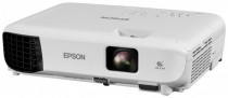 Проектор EPSON стационарный, LCD, 1024x768, яркость: 3600 люмен, контрастность 15000:1, HDMI, V11H975040 (EB-E10)
