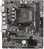 Материнская плата MSI Socket AM4, AMD B550, 2xDDR4, PCI-E 4.0, 4xUSB 3.2 Gen1, DVI, HDMI, mATX (B550M-A PRO)