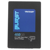 SSD накопитель PATRIOT MEMORY 480 Гб, SATA-III, чтение: 560 Мб/сек, запись: 540 Мб/сек, TLC, кэш - 32 Мб, внутренний SSD, 2.5