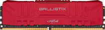 Память CRUCIAL 8 Гб, DDR-4, 24000 Мб/с, CL15, 1.35 В, радиатор, 3000MHz, Ballistix Red (BL8G30C15U4R)