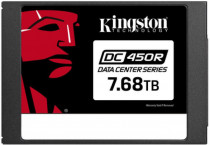 SSD накопитель KINGSTON 7.68 Тб, SATA-III, чтение: 560 Мб/сек, запись: 504 Мб/сек, TLC, DC450R (SEDC450R/7680G)