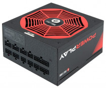 Блок питания CHIEFTEC 850 Вт, ATX, активный PFC, 140 мм, 80 PLUS Platinum, отстегивающиеся кабели, CHIEFTRONIC PowerPlay (GPU-850FC)