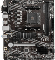Материнская плата MSI Socket AM4, AMD B550, 2xDDR4, PCI-E 4.0, 4xUSB 3.2 Gen1, VGA, HDMI, DisplayPort, mATX (B550M PRO)
