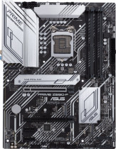 Материнская плата ASUS Socket 1200, Intel Z590, 4xDDR4, PCI-E 4.0, 2500 Мбит/с, 2xUSB 3.2 Gen1, USB 3.2 Gen2, USB 3.2 Gen2x2 Type-C, HDMI, DisplayPort, ATX (PRIME Z590-P)