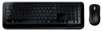 Клавиатура + мышь MICROSOFT беспроводные, радиоканал, цифровой блок, USB, Wireless Desktop 850 Black, чёрный (PY9-00012)