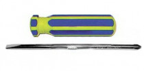 Отвертка FIT IT с переставным жалом, CrV сталь, сине-желтая пластиковая ручка 6х70 мм PH2/SL6 [56218] (56218FIT)