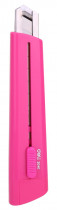 Нож с сегментированным лезвием DELI Rio 100мм шир.лез.18мм фиксатор сталь розовый блистер (E2040PINK)