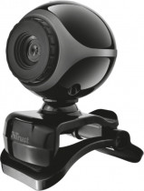 Веб камера TRUST 640x480, USB 2.0, 0.30 млн пикс., встроенный микрофон, совместима с Windows, Exis (Trust 17003)