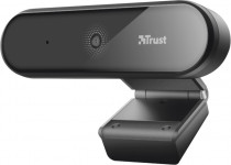 Веб камера TRUST 1920x1080, встроенный микрофон, автофокус, крепление на мониторе, тренога в комплекте, Tyro Full HD (Trust 23637)