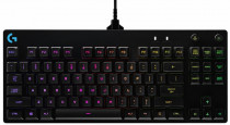 Клавиатура LOGITECH проводная, механическая, переключатели GX Blue, подсветка клавиш, USB, Gaming PRO, чёрный (920-009393)
