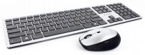 Клавиатура + мышь GEMBIRD Беспроводной комплект, адаптер не входит в комплект, slim, BT 3.0, серебро, 109кл, 1600DPI (KBS-8100)