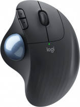 Трекбол-мышь LOGITECH беспроводная (Bluetooth + радиоканал), оптическая, 2000 dpi, USB, Ergo M575 Graphite, серый (910-005872)