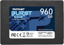 SSD накопитель PATRIOT MEMORY 960 Гб, SATA-III, чтение: 450 Мб/сек, запись: 320 Мб/сек, внутренний SSD, 2.5