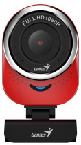 Веб камера GENIUS 1920x1080, USB 2.0, встроенный микрофон, QCam 6000 Red (32200002401/32200002408)