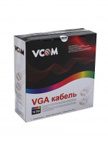 Кабель VCOM монитор-SVGA card (15M-15M) 40м 2 фильтра VVG6448-40M (VVG6448-40MC)