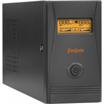 ИБП EXEGATE Power Smart ULB-800.LCD.AVR.C13.RJ.USB 800VA/480W, LCD, AVR, 4*IEC-C13, RJ45/11, USB, Black (EP285562RUS)