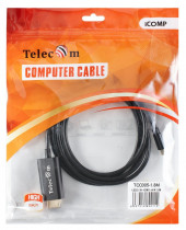 Кабель-адаптер TELECOM USB3.1 Type-Cm --> HDMI A(m) 4K@30Hz, 1.8m (TCC005-1.8M)