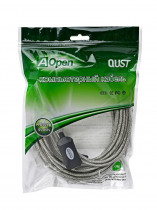Удлинитель AOPEN CABLE USB 2.0 A-->A 10м QUST (ACU823-10M)