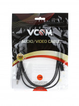 Удлинитель VCOM ный 3.5 Jack (M) - 3.5 Jack (F), стерео, аудио, 1.5м (VAV7179-1.5M)