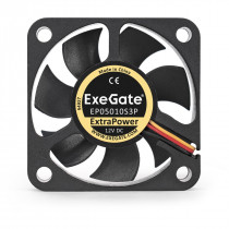 Вентилятор для корпуса EXEGATE 50 мм, 5000 об/мин, 25 дБ, 3-pin, EP05010S3P (EX283367RUS)