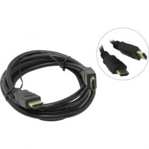 Кабель APRICOT HDMI , 1.5м, v1.4, 19M/19M, черный, позол.разъемы, экран, ОЕМ для сборочных производств (ABR-802-1.5M)