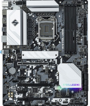 Материнская плата ASROCK Socket 1200, Intel H570, 4xDDR4, PCI-E 4.0, 2500 Мбит/с, 2xUSB 3.2 Gen1, USB 3.2 Gen2, USB 3.2 Gen2 Type-C, HDMI, DisplayPort, подсветка, ATX (H570 STEEL LEGEND)