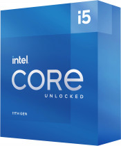 Процессор INTEL Socket 1200, Core i5 - 11600KF, 6-ядерный, 3900 МГц, Turbo: 4900 МГц, Rocket Lake-S, Кэш L2 - 1 Мб, Кэш L3 - 12 Мб, 14 нм, 95 Вт, BOX без кулера (BX8070811600KF)