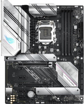 Материнская плата ASUS Socket 1200, Intel B560, 4xDDR4, PCI-E 4.0, 2500 Мбит/с, Wi-Fi, Bluetooth, 2xUSB 3.2 Gen1, USB 3.2 Gen2, USB 3.2 Gen2x2 Type-C, HDMI, DisplayPort, подсветка, ATX (ROG STRIX B560-A GAMING WIFI)