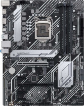 Материнская плата ASUS Socket 1200, Intel H570, 4xDDR4, PCI-E 4.0, 2xUSB 3.2 Gen2, USB 3.2 Gen2 Type-C, HDMI, DisplayPort, ATX (PRIME H570-PLUS)