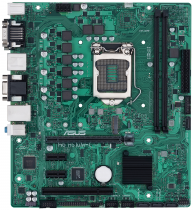 Материнская плата ASUS Socket 1200, Intel H510, 2xDDR4, PCI-E 4.0, 2xUSB 3.2 Gen1, VGA, DVI, HDMI, DisplayPort, COM, mATX (PRO H510M-C/CSM)