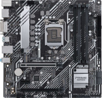 Материнская плата ASUS Socket 1200, Intel H570, 4xDDR4, PCI-E 4.0, 2xUSB 3.2 Gen1, USB 3.2 Gen2, USB 3.2 Gen2 Type-C, DVI, HDMI, DisplayPort, mATX (PRIME H570M-PLUS)