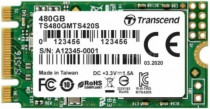 SSD накопитель TRANSCEND 480 Гб, внутренний SSD, M.2, 2242, SATA-III, чтение: 530 Мб/сек, запись: 480 Мб/сек, TLC, MTS420 (TS480GMTS420S)