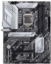Материнская плата ASUS Socket 1200, Intel Z590, 4xDDR4, PCI-E 4.0, 2500 Мбит/с, Wi-Fi, Bluetooth, 2xUSB 3.2 Gen1, USB 3.2 Gen2, USB 3.2 Gen2x2 Type-C, HDMI, DisplayPort, ATX (PRIME Z590-P WIFI)