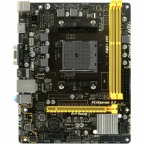 Материнская плата BIOSTAR Socket FM2+, AMD A68H, 2xDDR3, 2xUSB 3.2 Gen1, VGA, HDMI, mATX (A68MHE)