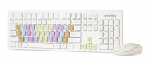Клавиатура + мышь SMARTBUY 218346AG белый (SBC-218346AG-W)